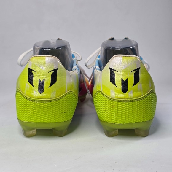 Adidas F50 Adizero Messi FG Soccer Cleats Men\'s Size 11 Boots White Multi F32729 main image 7